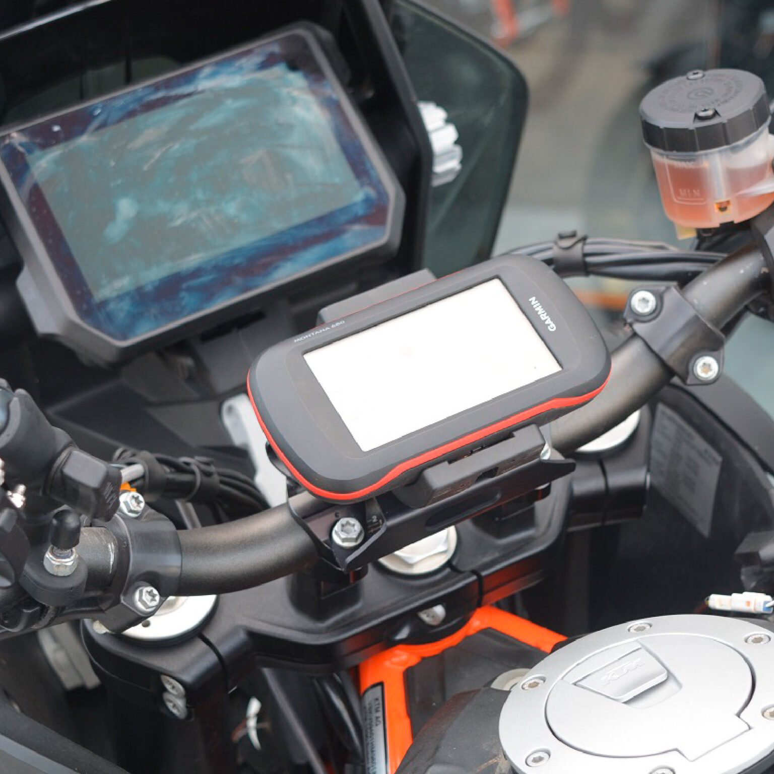 H3D007 KTM/HUSQVARNA Handlebar GPS Bracket H3D Rally Raid Reason